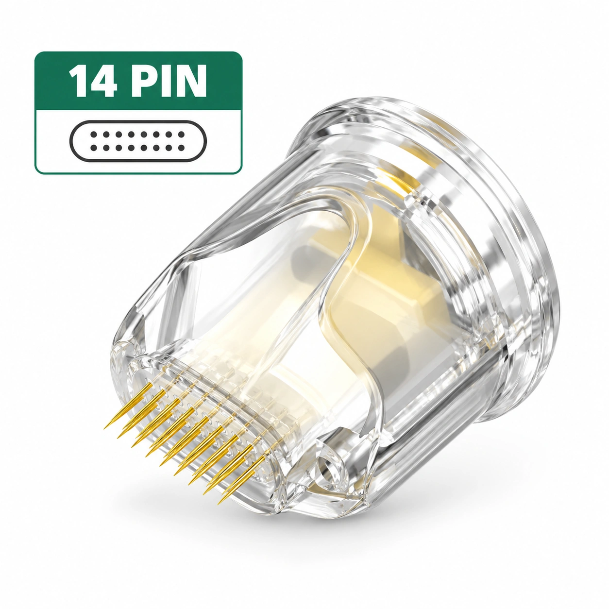 Bio Pen Q2 Yedek İğne Kartuşu – 14 Pin ve 25 Pin Steril Başlık - Görsel 2