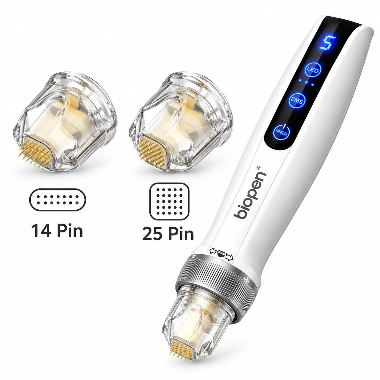 Bio Pen Q2 Yedek İğne Kartuşu – 14 Pin ve 25 Pin Steril Başlık